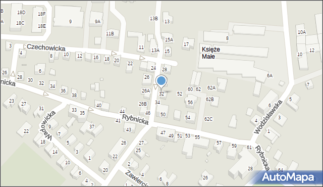 Wrocław, Czechowicka, 32, mapa Wrocławia