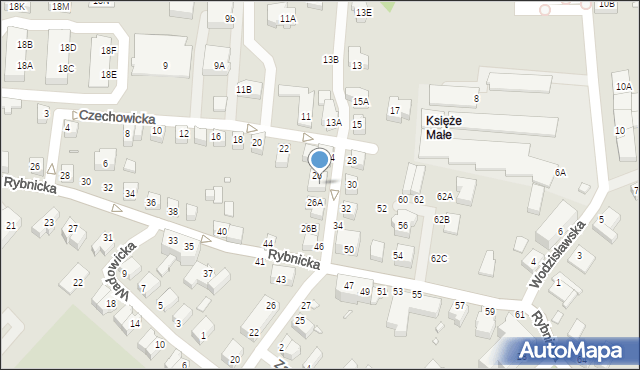 Wrocław, Czechowicka, 86, mapa Wrocławia