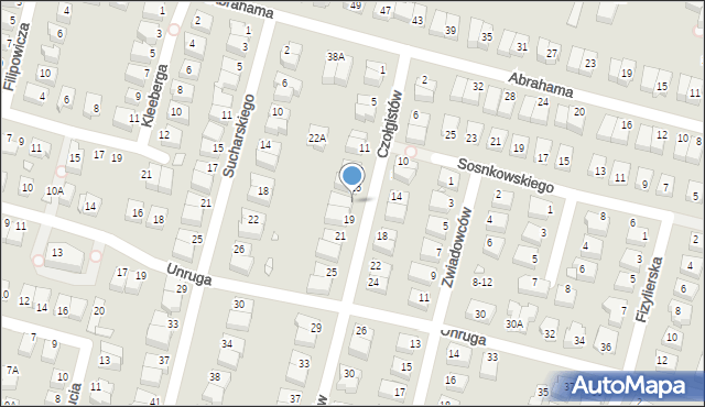 Wrocław, Czołgistów, 17, mapa Wrocławia