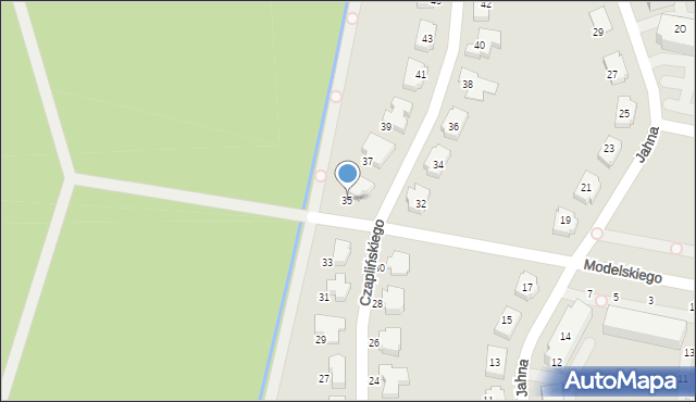 Wrocław, Czaplińskiego Władysława, 35, mapa Wrocławia