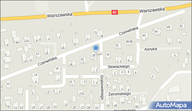 Wyszogród, Czerwińska, 28, mapa Wyszogród