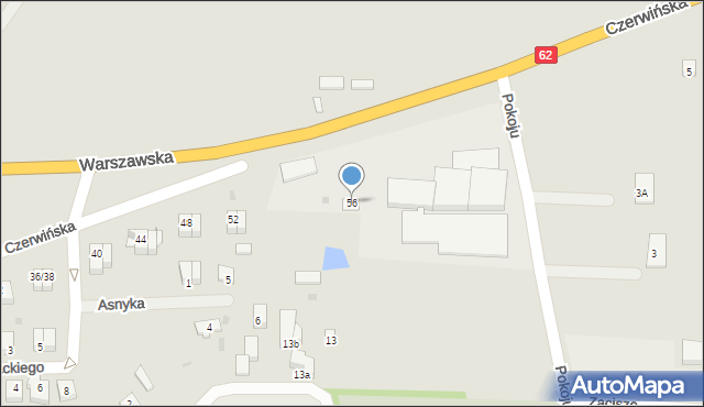 Wyszogród, Czerwińska, 56, mapa Wyszogród