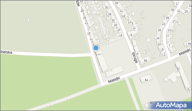Zabrze, Czołgistów, 3, mapa Zabrza