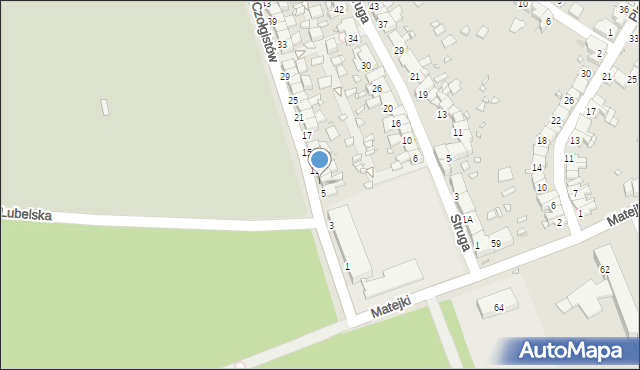 Zabrze, Czołgistów, 7, mapa Zabrza