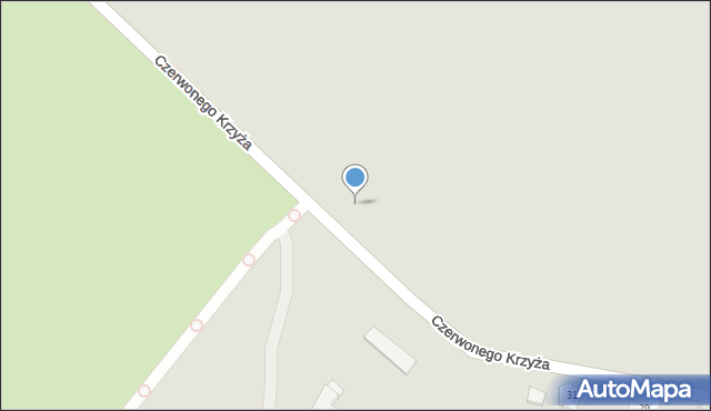 Żary, Czerwonego Krzyża, 62, mapa Żary