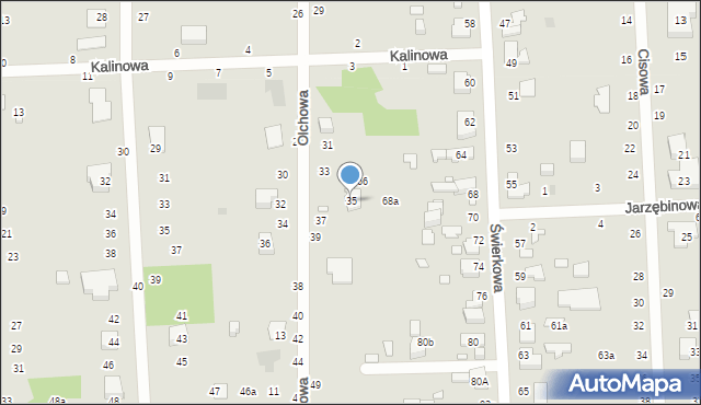 Zduńska Wola, Czeremchy, 35, mapa Zduńska Wola