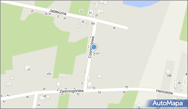 Zduńska Wola, Czereśniowa, 2, mapa Zduńska Wola