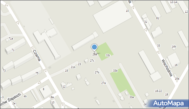 Zgierz, Czarna, 29a, mapa Zgierz