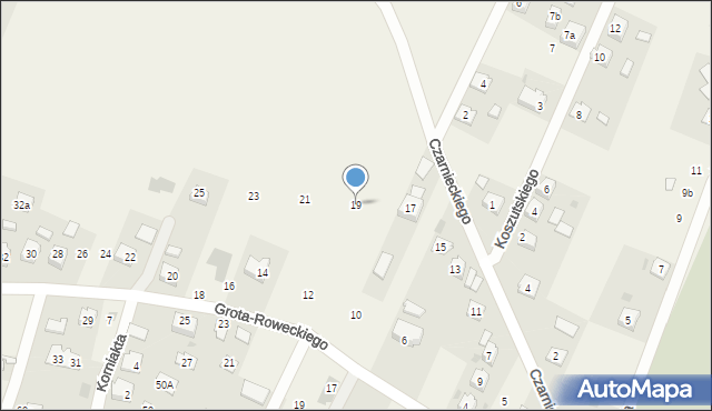 Żurawica, Czarnieckiego Stefana, hetm., 19, mapa Żurawica