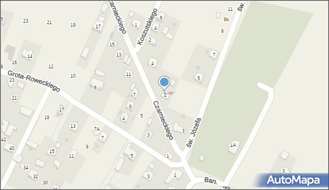 Żurawica, Czarnieckiego Stefana, hetm., 2, mapa Żurawica