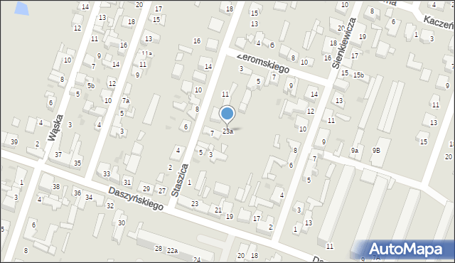 Aleksandrów Łódzki, Daszyńskiego Ignacego, 23a, mapa Aleksandrów Łódzki