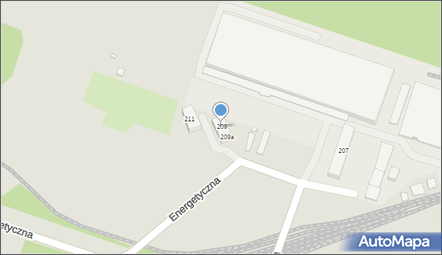 Będzin, Dąbrowska, 209, mapa Będzin
