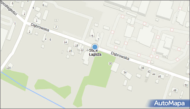 Będzin, Dąbrowska, 26, mapa Będzin