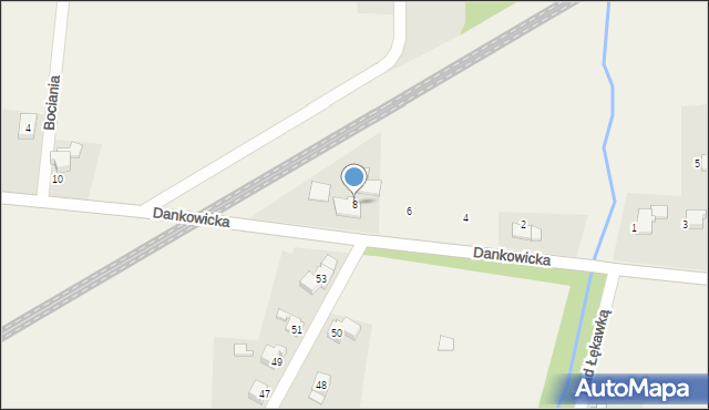 Bestwinka, Dankowicka, 8, mapa Bestwinka