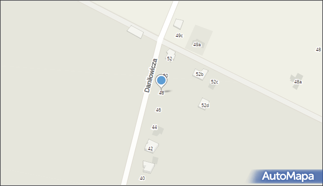 Bielsk Podlaski, Daniłowicza Ignacego, 48, mapa Bielsk Podlaski