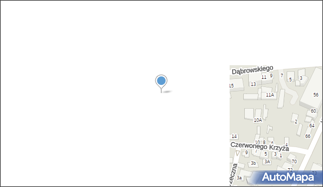 Biłgoraj, Dąbrowskiego Henryka, gen., 23, mapa Biłgoraj