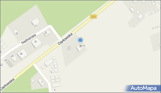 Bobolin, Darłowska, 55, mapa Bobolin