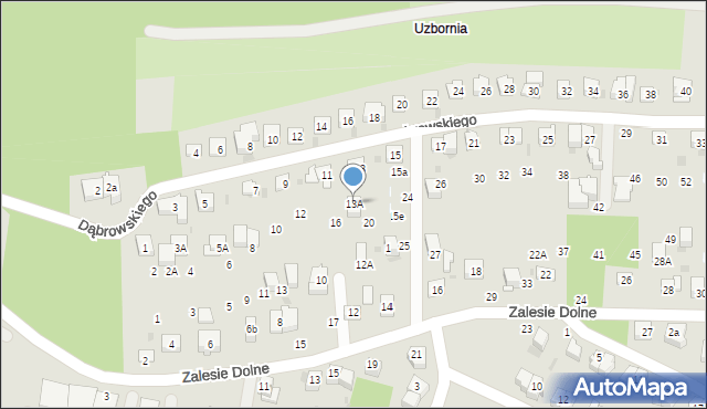 Bochnia, Dąbrowskiego Henryka, gen., 13A, mapa Bochni