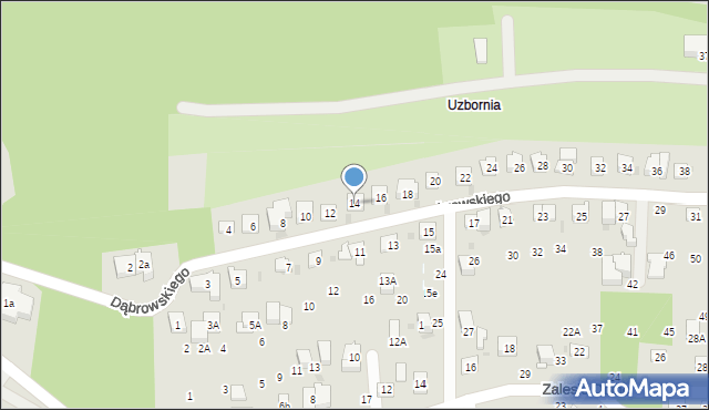 Bochnia, Dąbrowskiego Henryka, gen., 14, mapa Bochni