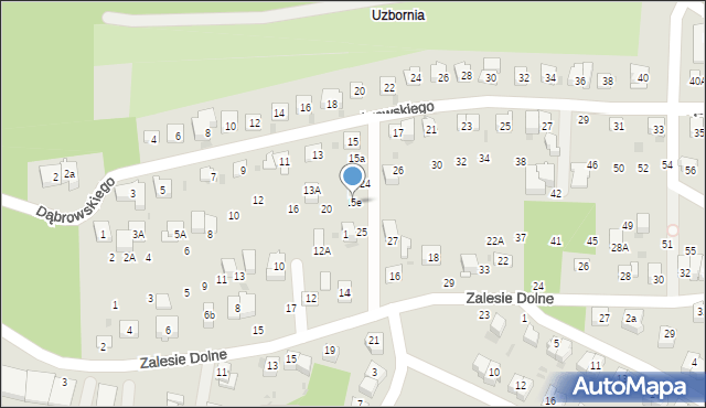 Bochnia, Dąbrowskiego Henryka, gen., 15e, mapa Bochni