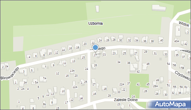 Bochnia, Dąbrowskiego Henryka, gen., 17, mapa Bochni