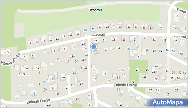 Bochnia, Dąbrowskiego Henryka, gen., 17A, mapa Bochni