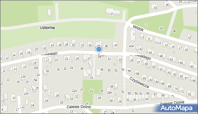 Bochnia, Dąbrowskiego Henryka, gen., 29, mapa Bochni