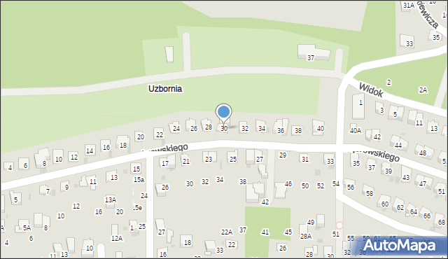 Bochnia, Dąbrowskiego Henryka, gen., 30, mapa Bochni