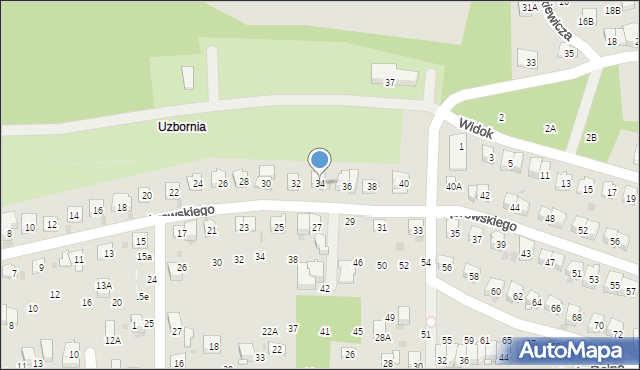 Bochnia, Dąbrowskiego Henryka, gen., 34, mapa Bochni