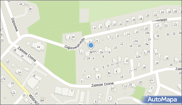 Bochnia, Dąbrowskiego Henryka, gen., 3A, mapa Bochni