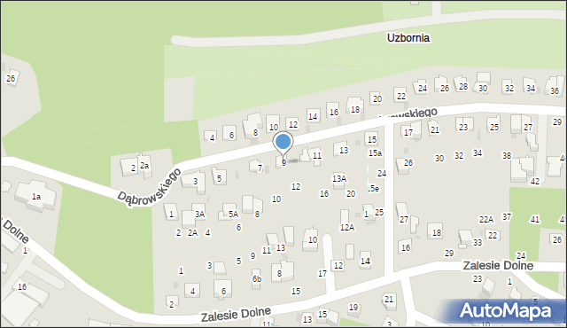 Bochnia, Dąbrowskiego Henryka, gen., 9, mapa Bochni