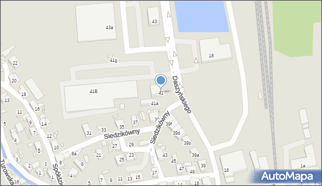 Bogatynia, Daszyńskiego Ignacego, 41, mapa Bogatynia