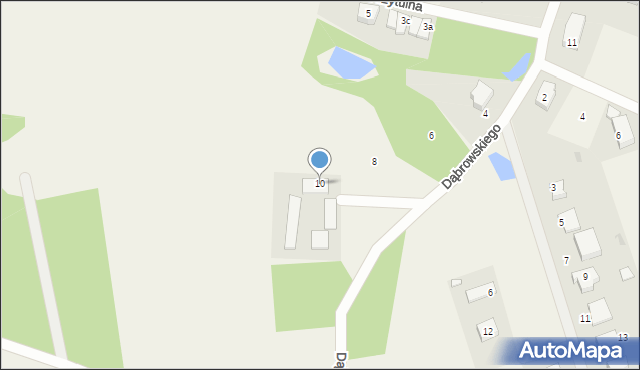 Bojano, Dąbrowskiego, 10, mapa Bojano
