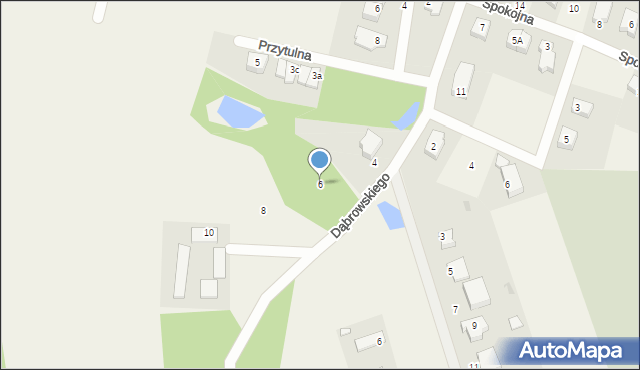 Bojano, Dąbrowskiego, 6, mapa Bojano