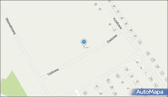 Bolechówko, Daliowa, 3, mapa Bolechówko