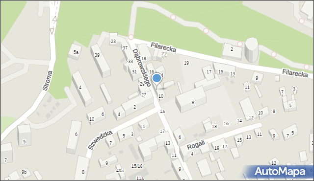 Bydgoszcz, Dąbrowskiego Henryka, gen., 12, mapa Bydgoszczy