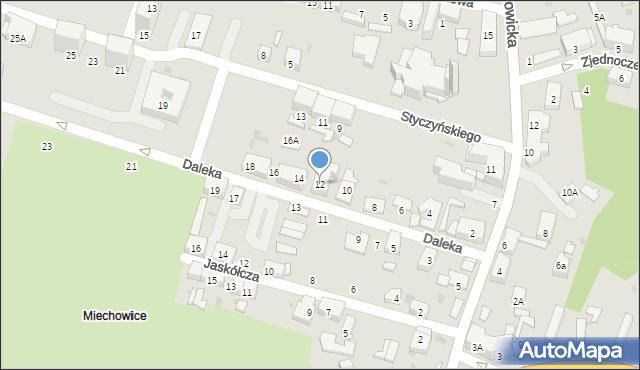 Bytom, Daleka, 12, mapa Bytomia