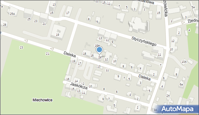 Bytom, Daleka, 14, mapa Bytomia