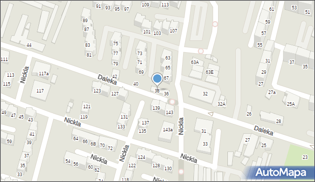 Bytom, Daleka, 38, mapa Bytomia