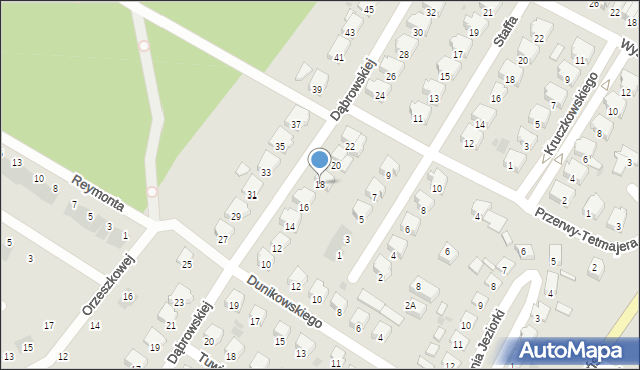 Bytów, Dąbrowskiej Marii, 18, mapa Bytów