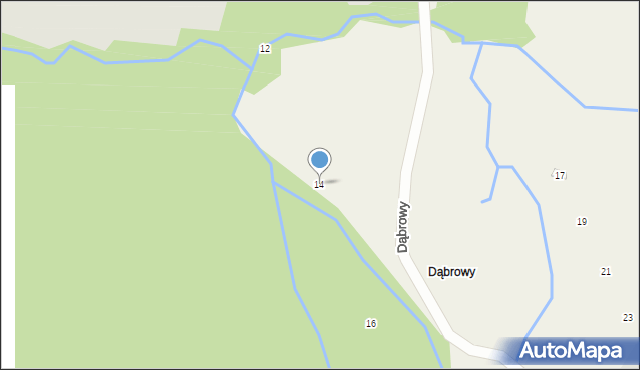Chorowice, Dąbrowy, 14, mapa Chorowice
