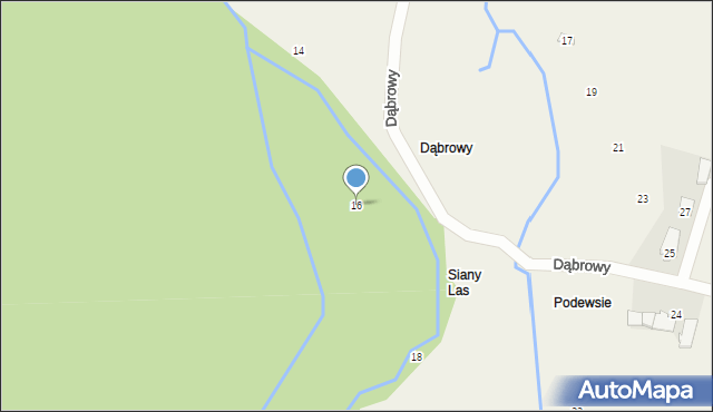 Chorowice, Dąbrowy, 16, mapa Chorowice