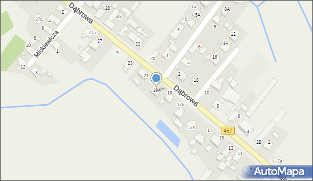 Chróścice, Dąbrowa, 19A, mapa Chróścice