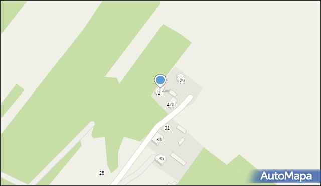 Cmolas, Dąbrówka Wschodnia, 27, mapa Cmolas