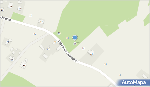 Cmolas, Dąbrówka Zachodnia, 16, mapa Cmolas