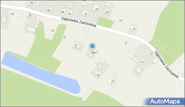 Cmolas, Dąbrówka Zachodnia, 29, mapa Cmolas
