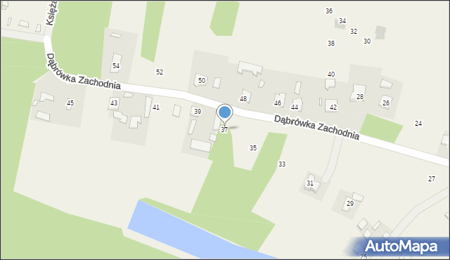 Cmolas, Dąbrówka Zachodnia, 37, mapa Cmolas
