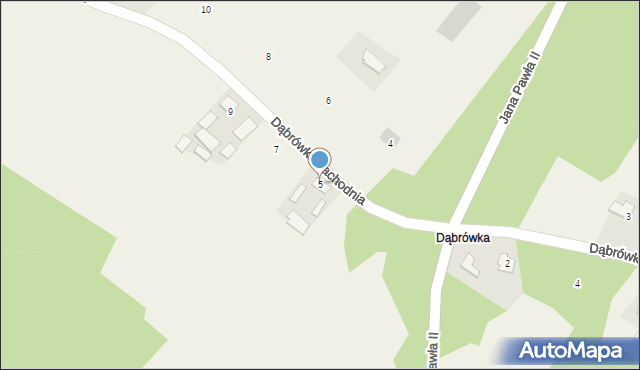 Cmolas, Dąbrówka Zachodnia, 5, mapa Cmolas