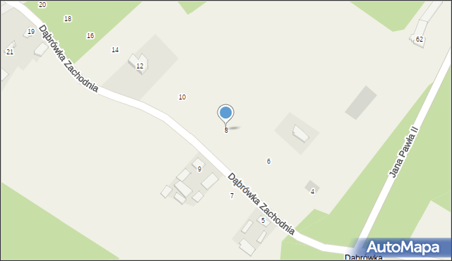 Cmolas, Dąbrówka Zachodnia, 8, mapa Cmolas