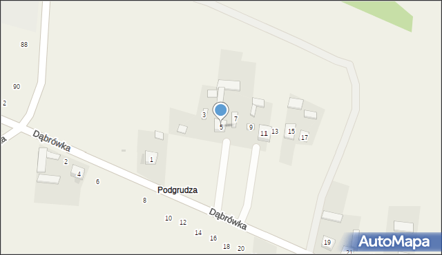 Cynków, Dąbrówka, 5, mapa Cynków